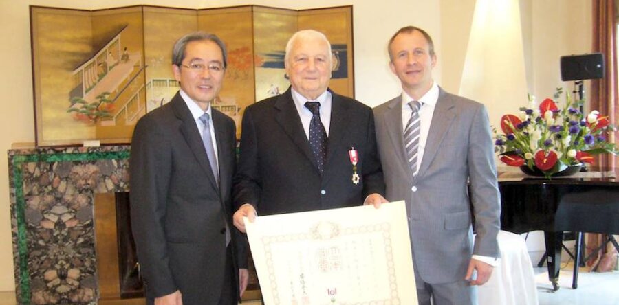 Il Giappone onora Franco Capelletti, Cavaliere dell'Ordine del Sole Nascente