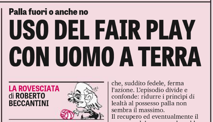 Palla fuori o anche no
