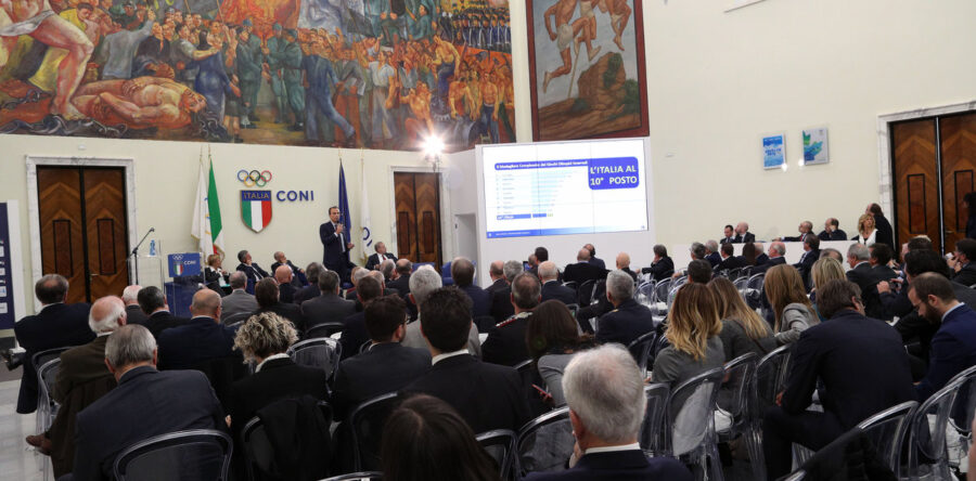 Stati generali del Coni a Roma: foto allo sport italiano