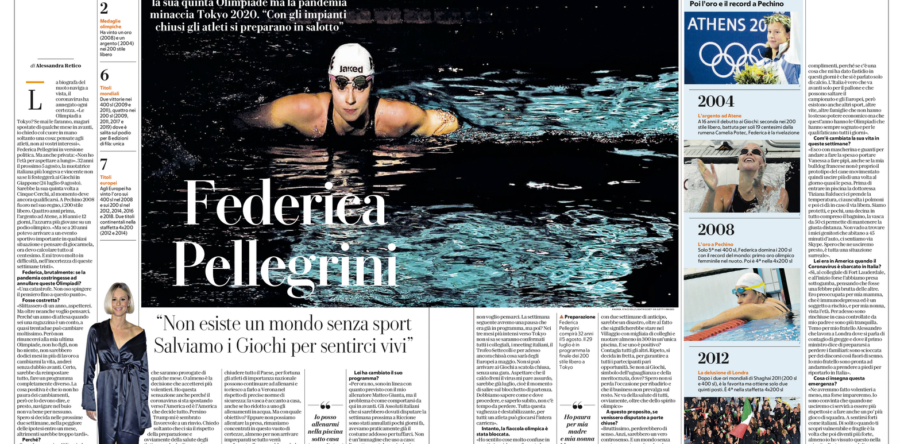 “Non esiste un mondo senza sport. Salviamo i Giochi per sentirci vivi”