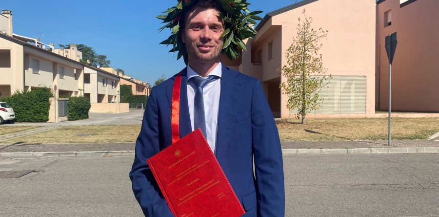 Giulio Cittaro neolaureato in Medicina e Chirurgia!